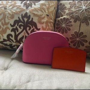 Kate Spade 3pc Set: Crossbody/CosmeticBag/Cardhldr